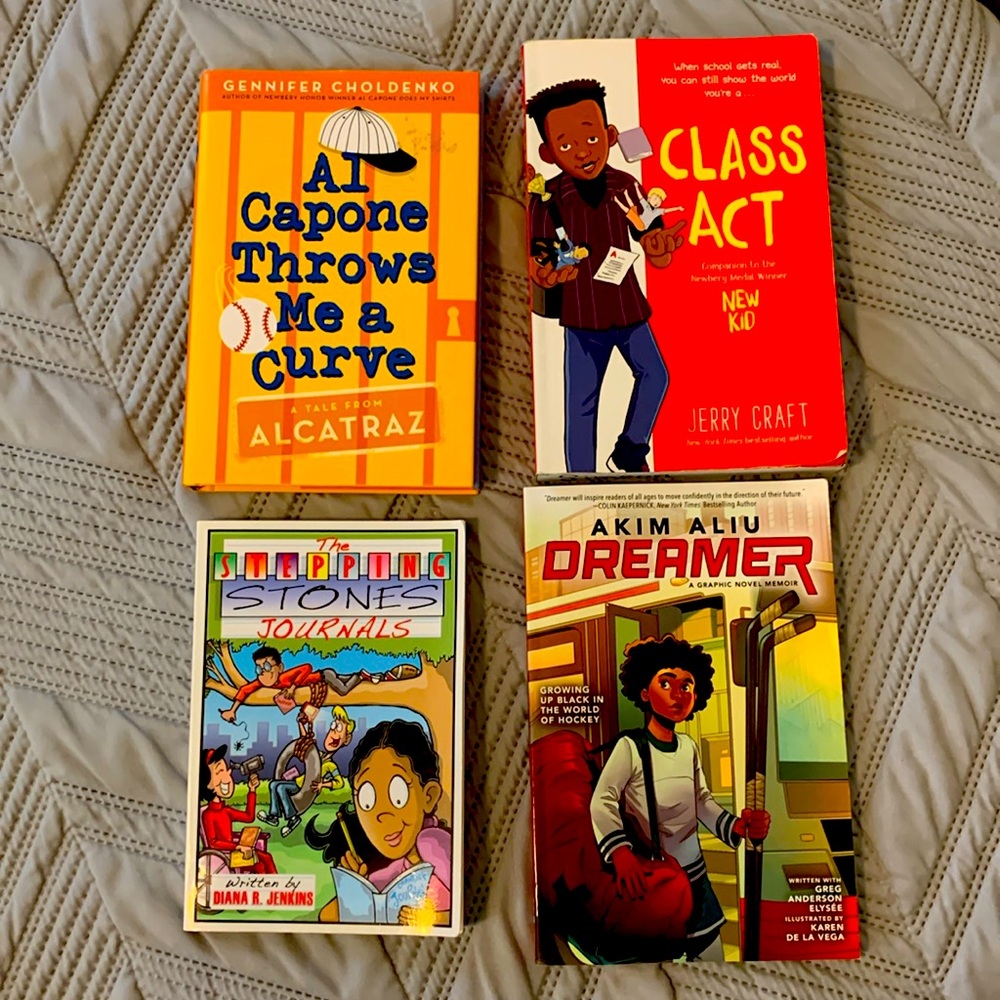 A set of four books any young avid reader would enjoy.